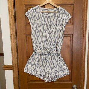 Shorts Romper, Wrap style top.